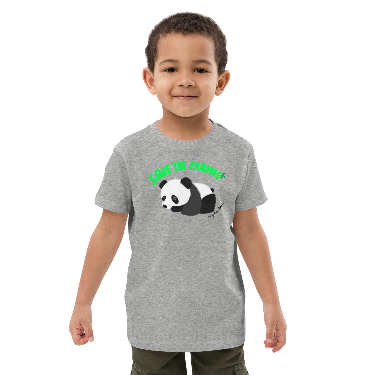 Save the Pandoos! Organic Cotton kids t-shirt