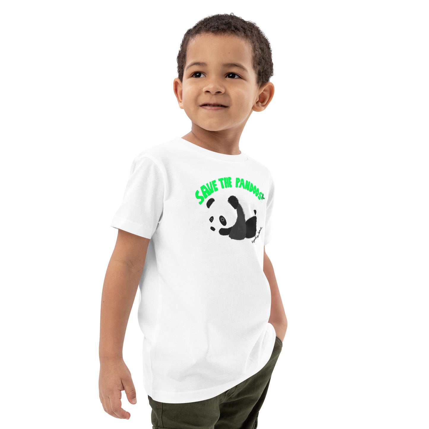 Save the Pandoos! Organic Cotton kids t-shirt