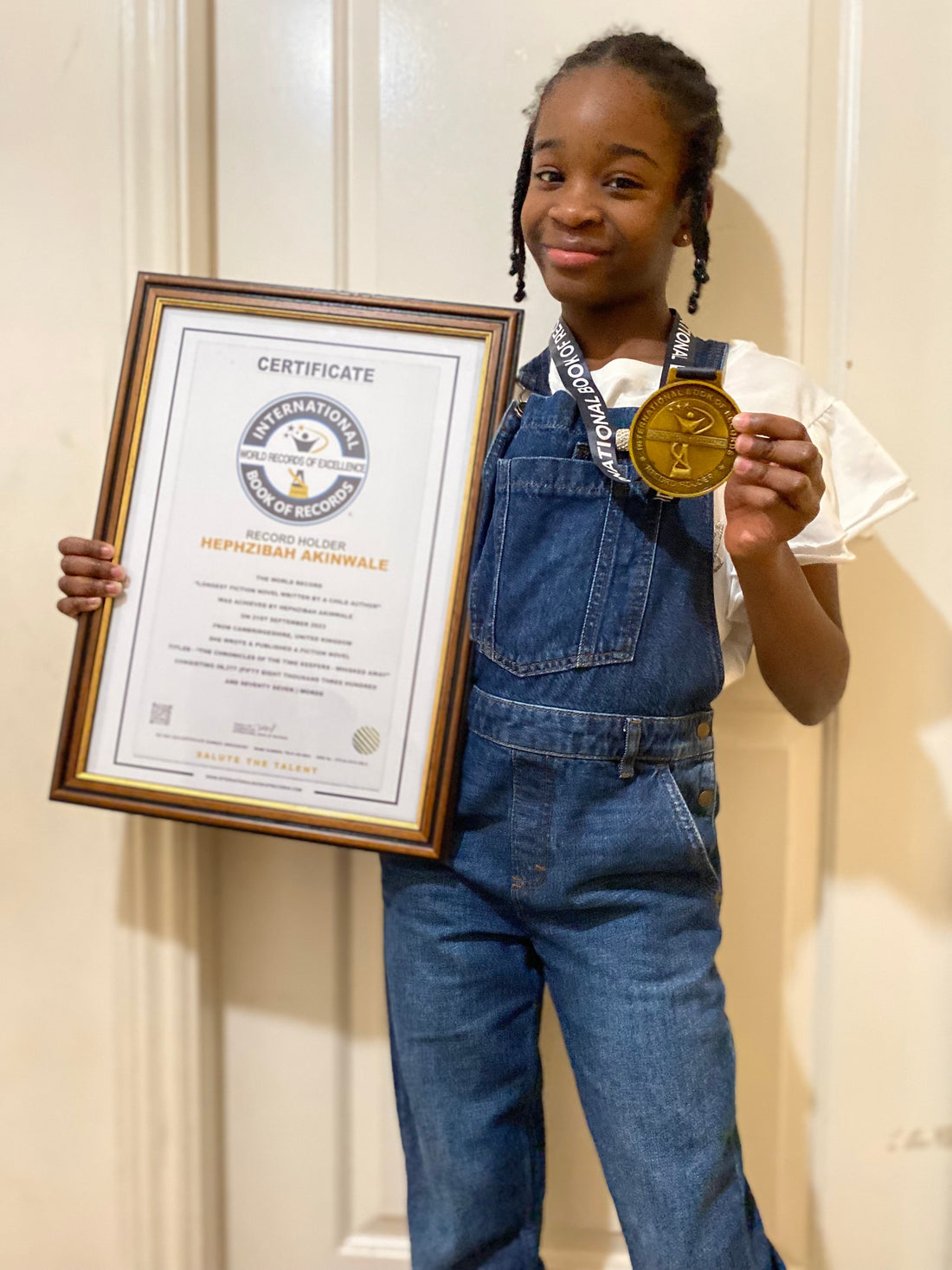 Record Holder Title: Longest Fiction Novel Written by a Child Author